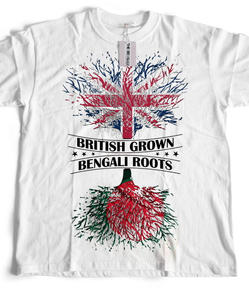 Bengali T-Shirt Company - BTCPAT0001 British Grown Bangladeshi Roots