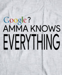 The Bengali T-Shirt Company - AMMA Knows Everything - DESIGN