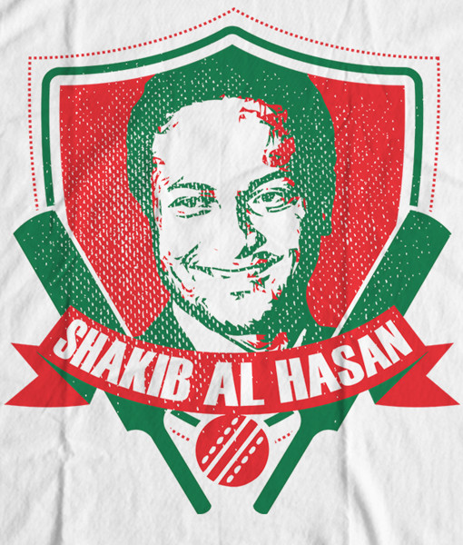 Bengali T-Shirt Company - BTCSPT0002 Shakib Al Hasan Cricket DESIGN
