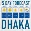 The Bengali T-Shirt Company - 5 Forecast Dhaka - DESIGN