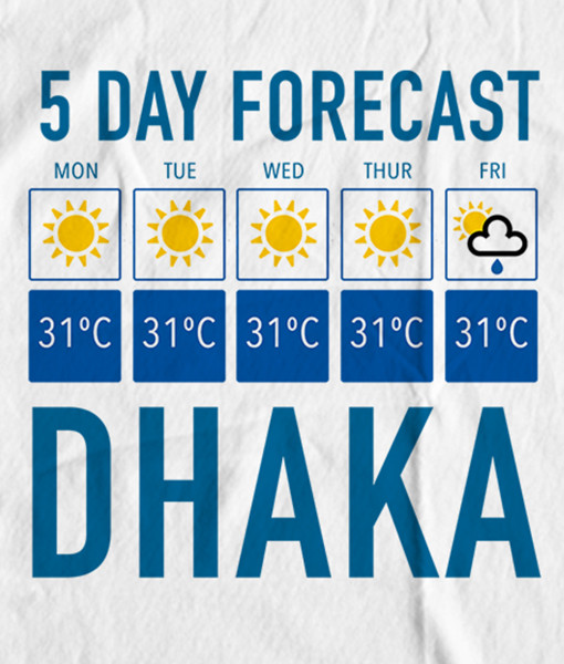 The Bengali T-Shirt Company - 5 Forecast Dhaka - DESIGN