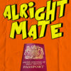 The Bengali T-Shirt Company - Alright Mate - British Passport - DESIGN